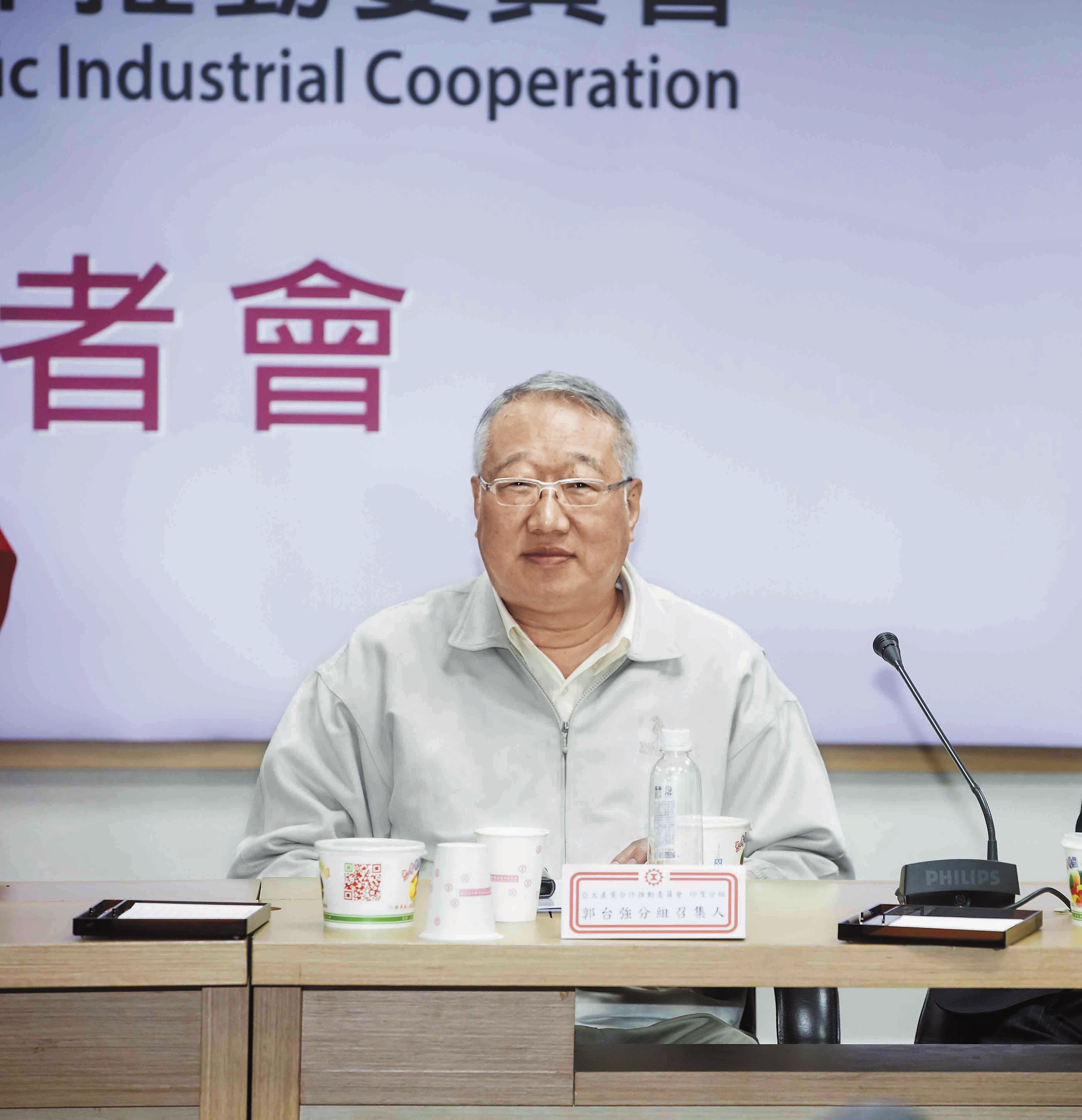 鴻海董座郭台銘胞弟郭台強(圖)入主中影,擔任董事長,為了中影5.8億元減資款,不惜與蔡正元對簿公堂。