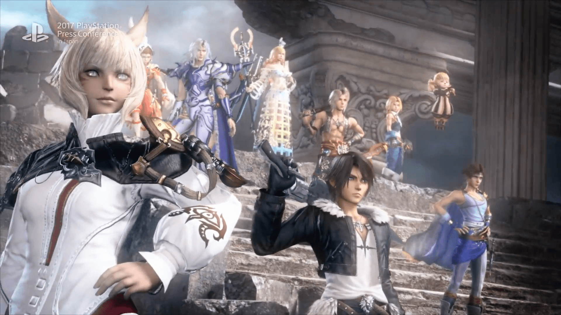 「太空戰士」系列的知名角色都會在本作中登場!(圖片來源:發表會直播畫面)