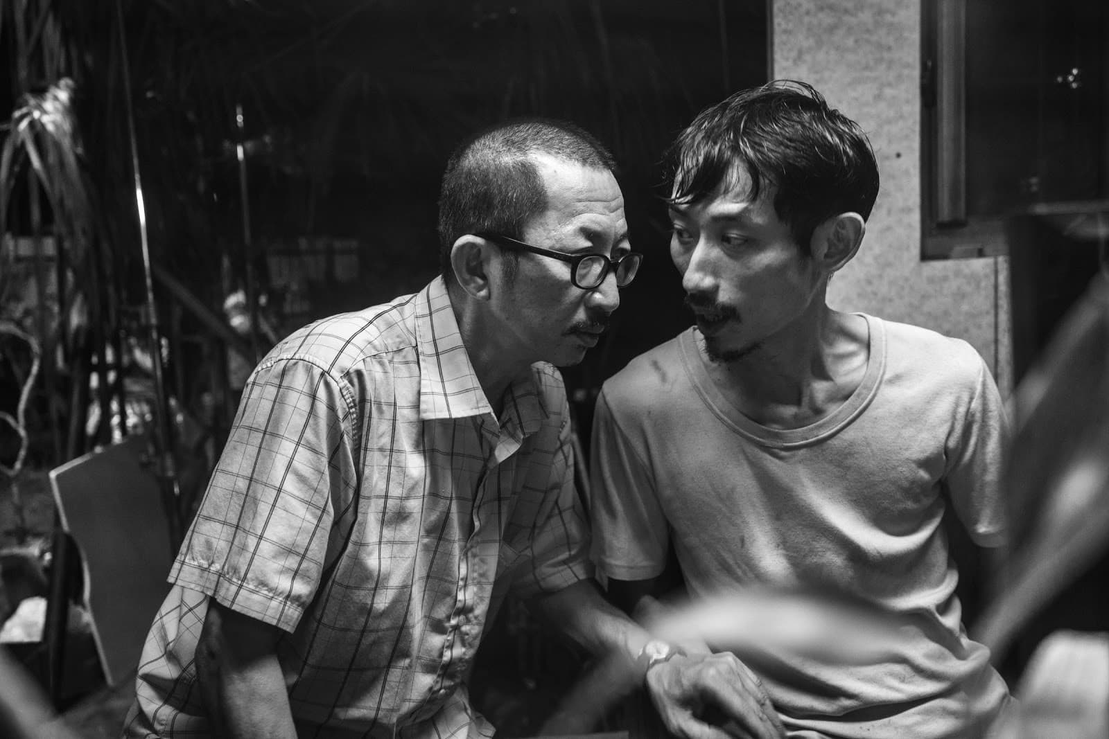 陳竹昇(右)與莊益增從短片《大佛》到電影《大佛普拉斯》都一起搭檔演出。(甲上提供)