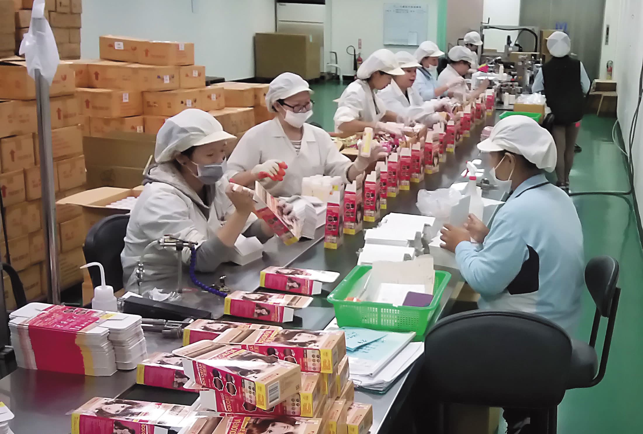 美吾華工廠位於桃園楊梅,員工約有100人。(李成家提供)