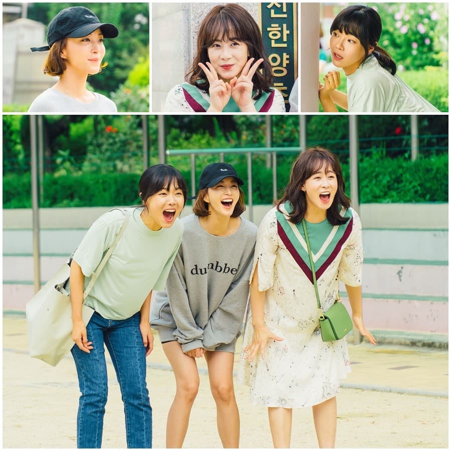 韓藝瑟、柳賢慶、李尚熙三個閨密在《20世紀少男少女》的好感情很令人羨慕。(KKTV提供)