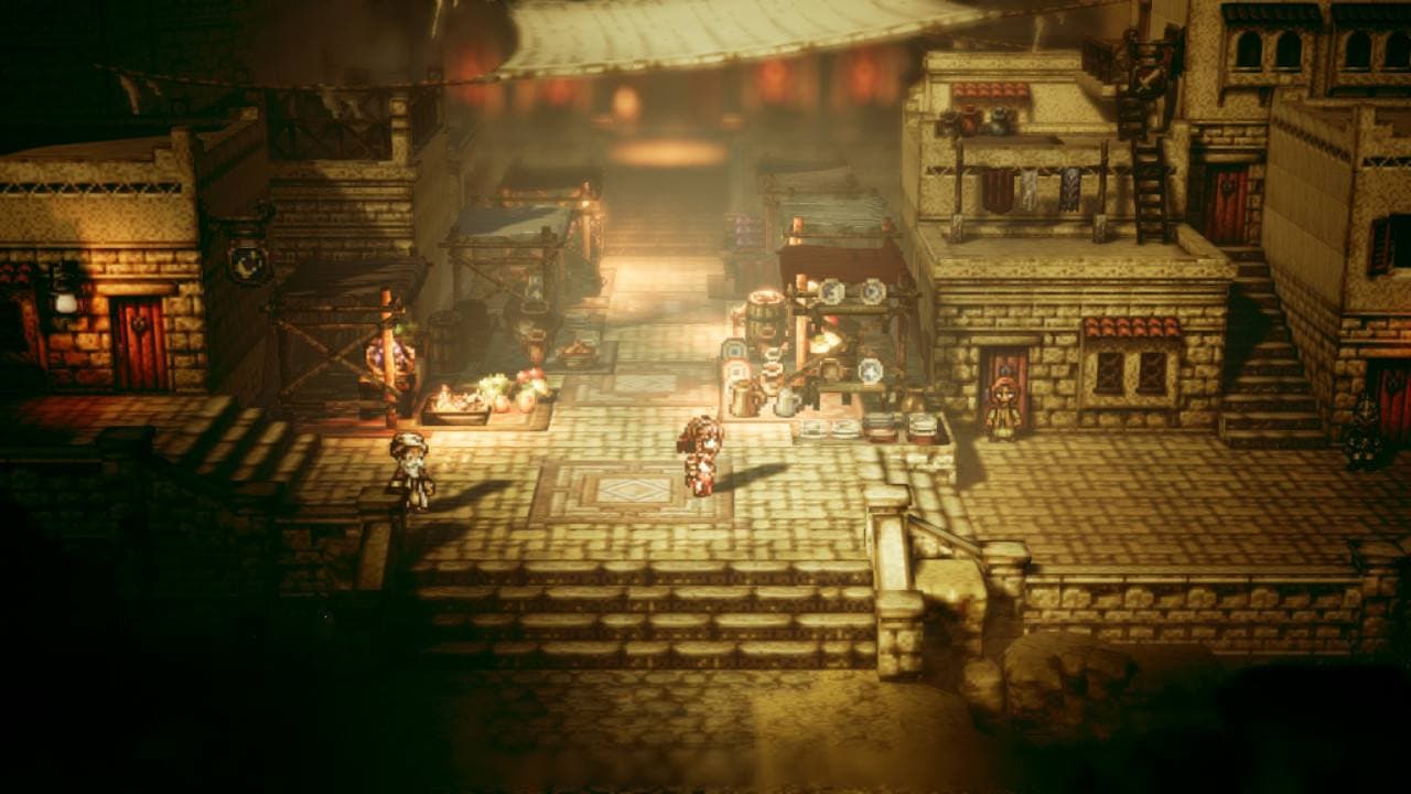 「HD-2D」的視覺效果非常棒!(圖片來源:遊戲實機截圖)