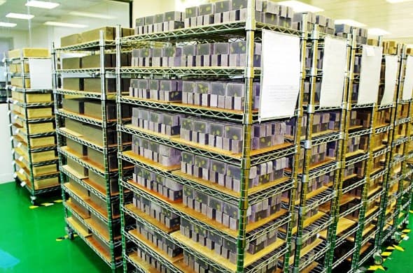 新北市衛生局查扣44噸肥皂成品、半成品。(新北市衛生局提供)