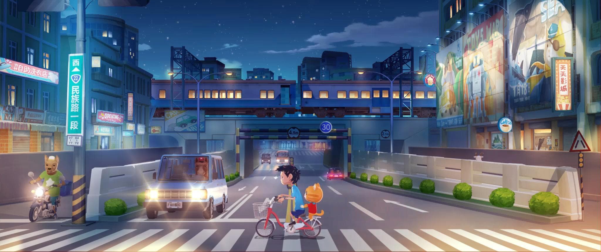《小貓巴克里》是首部兩岸合拍的動畫長片。（studio 2 Animation Lab提供）