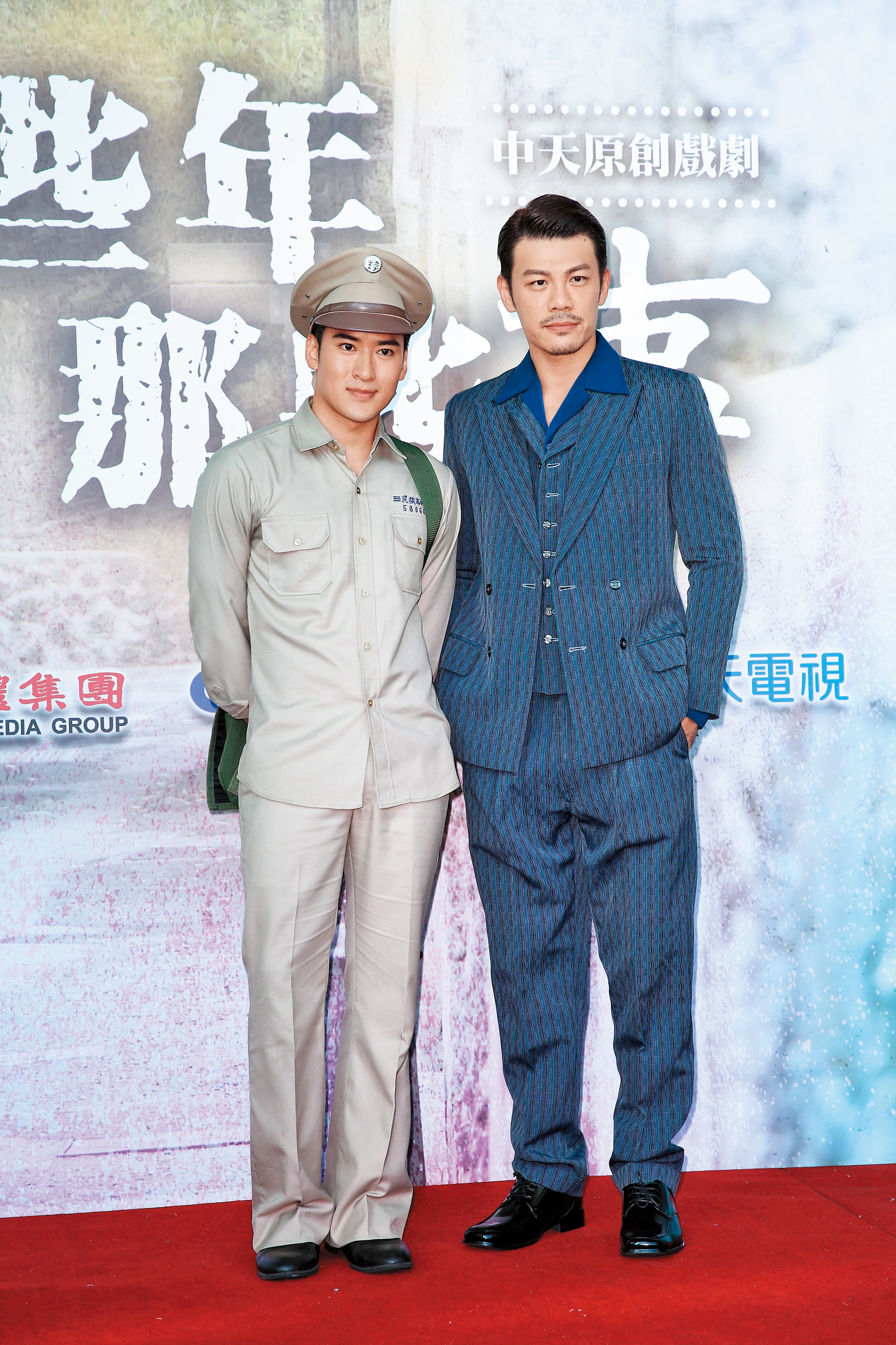 陳志強（右）跟李沛旭同門多年感情很好，沒想到李沛旭喇了陳志強後來的女友曾智希，多了一層「舌頭表兄弟」關係。左為沈建宏。