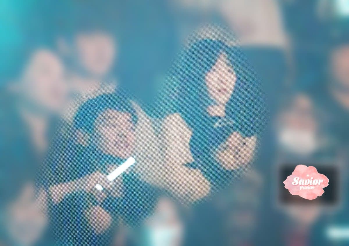 SHINee成員珉豪與少女時代太妍也出席金鐘鉉演唱會為他應援。(翻攝推特)