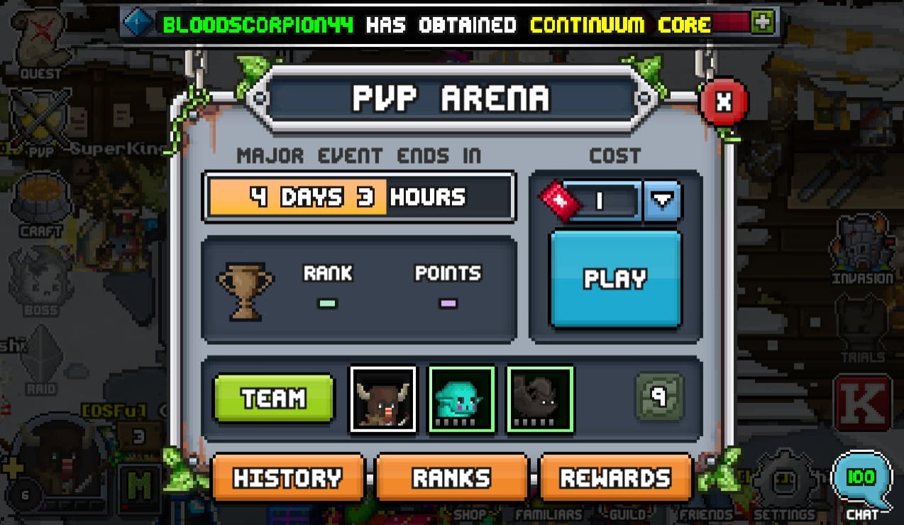 PVP 競技場