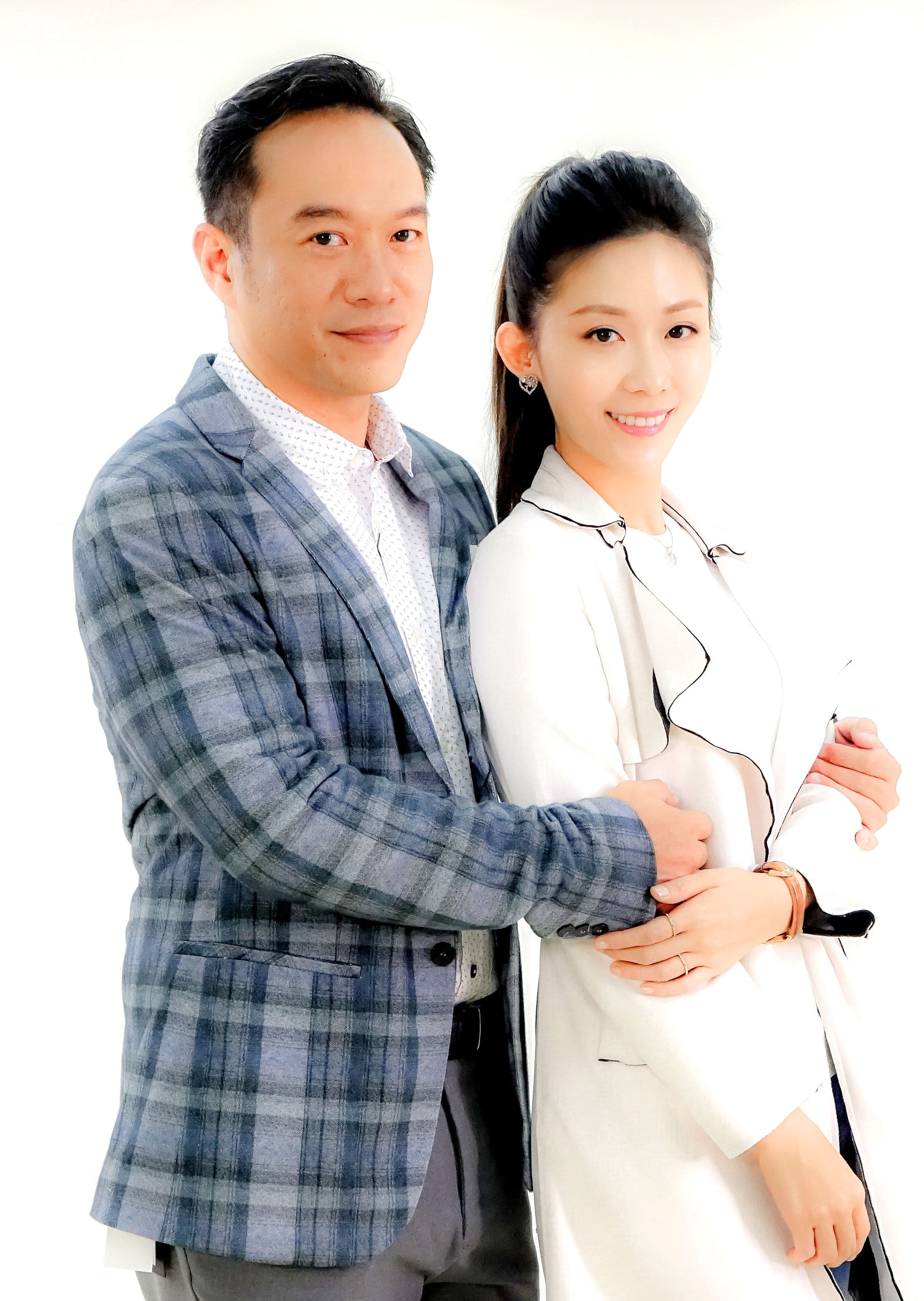 張翰與安唯綾這對師兄妹在《情·份》中飾演一對「虐心」情侶。(台視提供)
