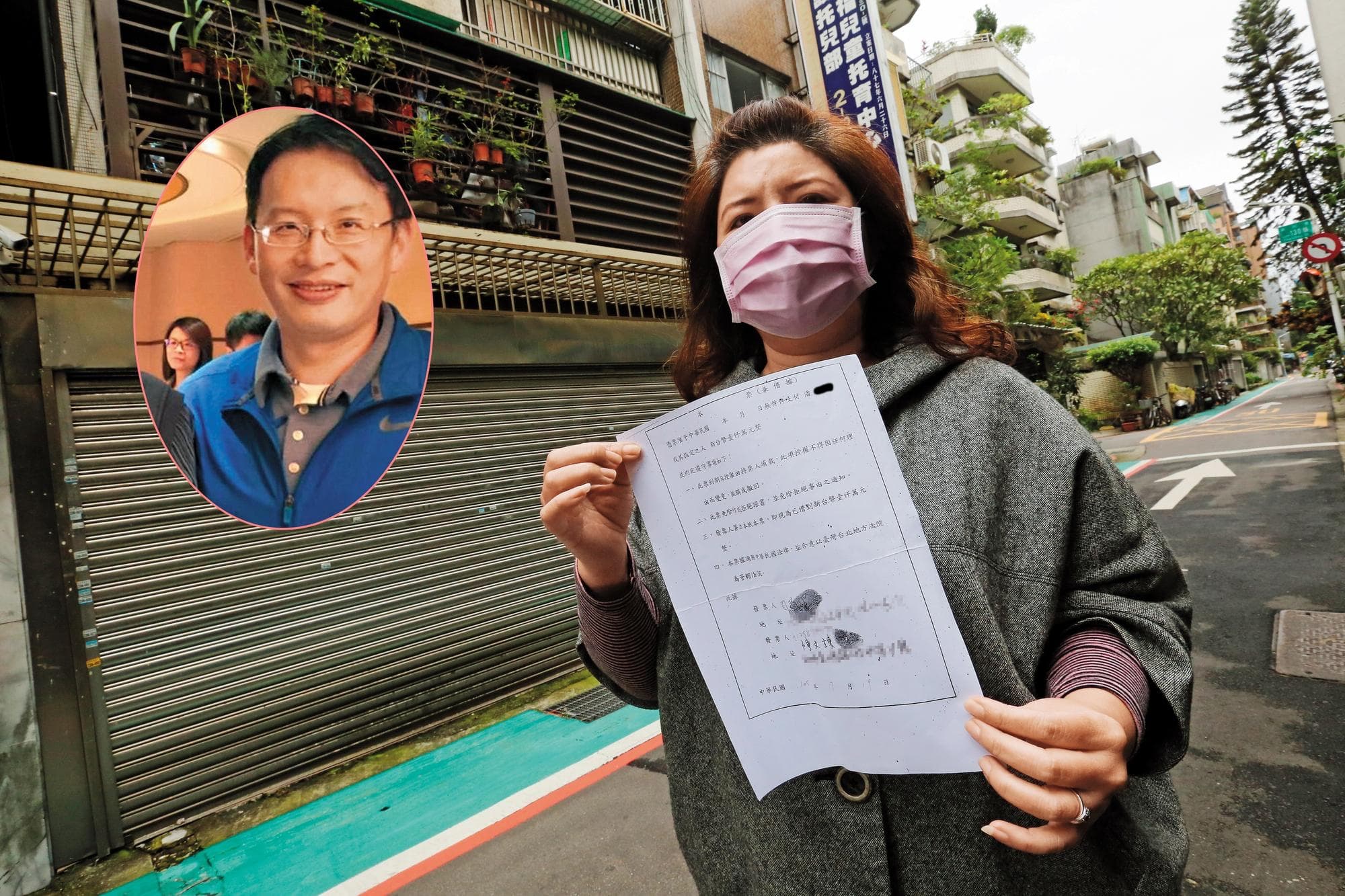 潘小姐多次拿1000萬元本票到前檢察總長陳涵之子陳文棟的住家討債,結果被陳告恐嚇、妨害自由。