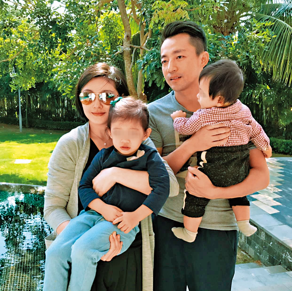 大S和汪小菲結婚8年,育有1子1女,家庭生活美滿。(翻攝自汪小菲微博)