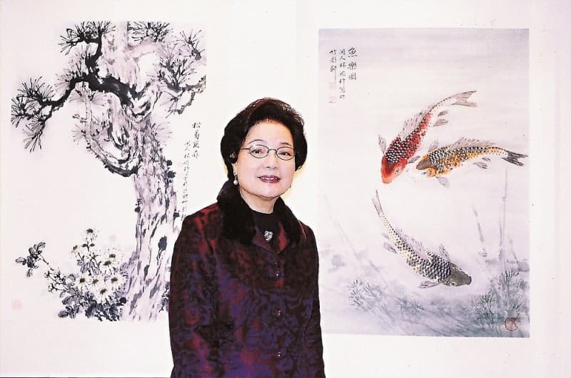 平鑫濤前妻林婉珍後來成為得獎畫家。(皇冠出版提供)