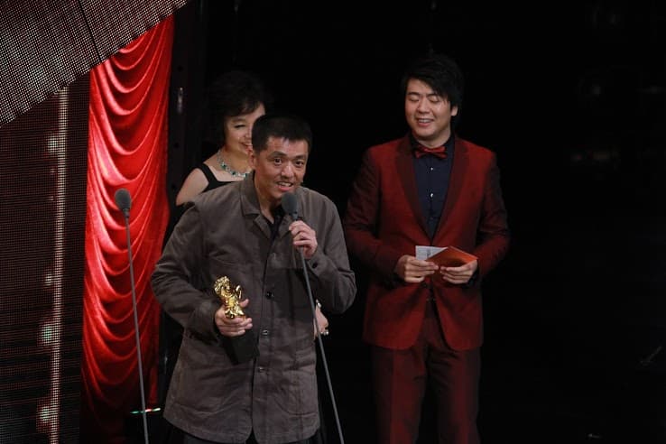 林強是金馬獎常客,圖為他2013年因《天注定》拿下最佳電影原創音樂獎。(東方IC)