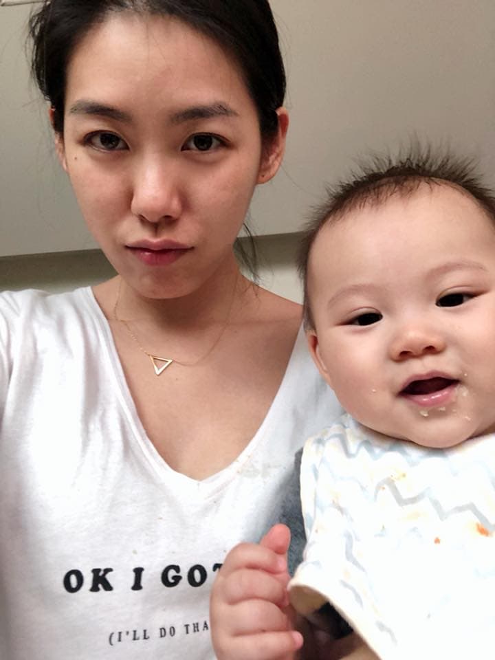 林可彤4日出席勵馨基金會活動大談媽媽經,還說兒子都欺負她,不好好吃飯。(勵馨基金會、會星堂提供)