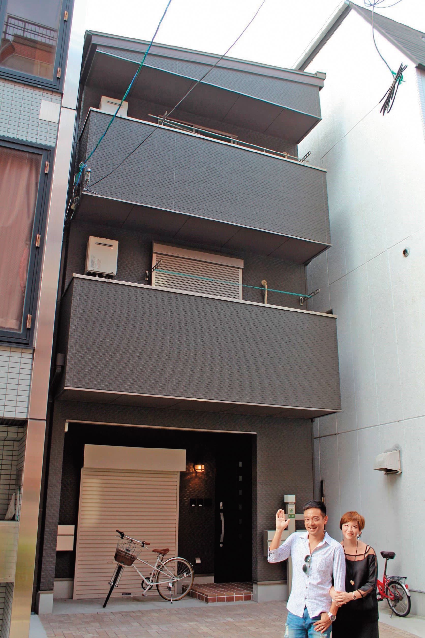 投資日本收租屋,鎖定房價較便宜的大阪,專挑滿租中古透天厝。(岑永康提供)