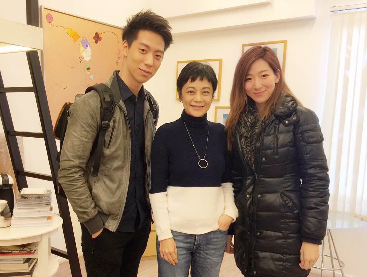萊特姐弟特別向張艾嘉請益演藝，決定全力衝刺歌唱事業。（The Lighters提供）
