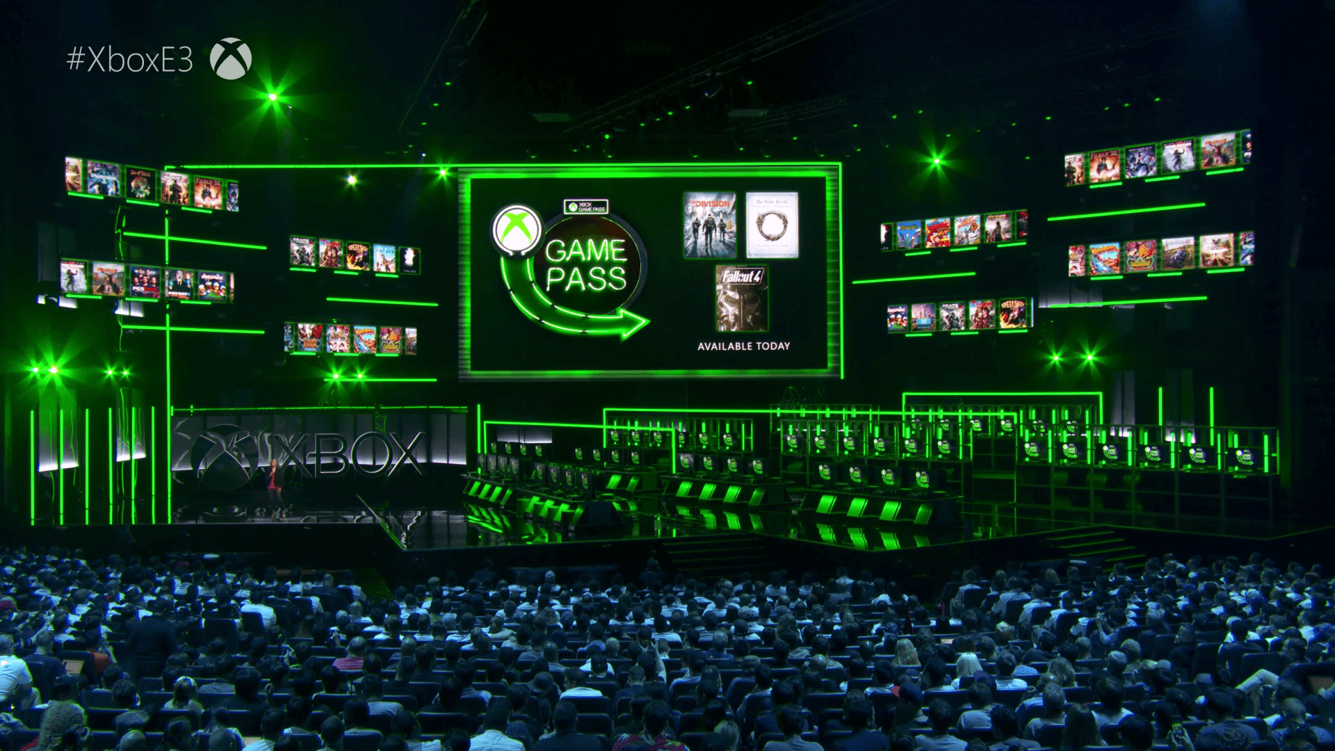 微軟 Xbox Game Pass 將提供更豐富的遊戲陣容。(圖片來源:發表會錄影截圖)