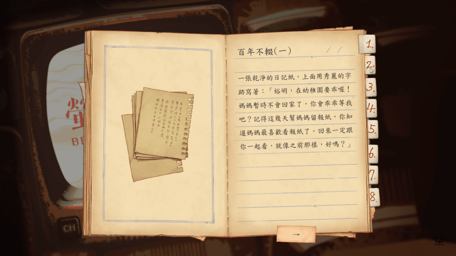 遊戲中的彩蛋非常豐富,有些內容揭露了一些主角身邊發生的恐怖事情。