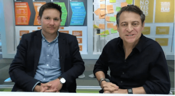 圖丨Joshua Dahn (左)與Peter Diamandis(右)