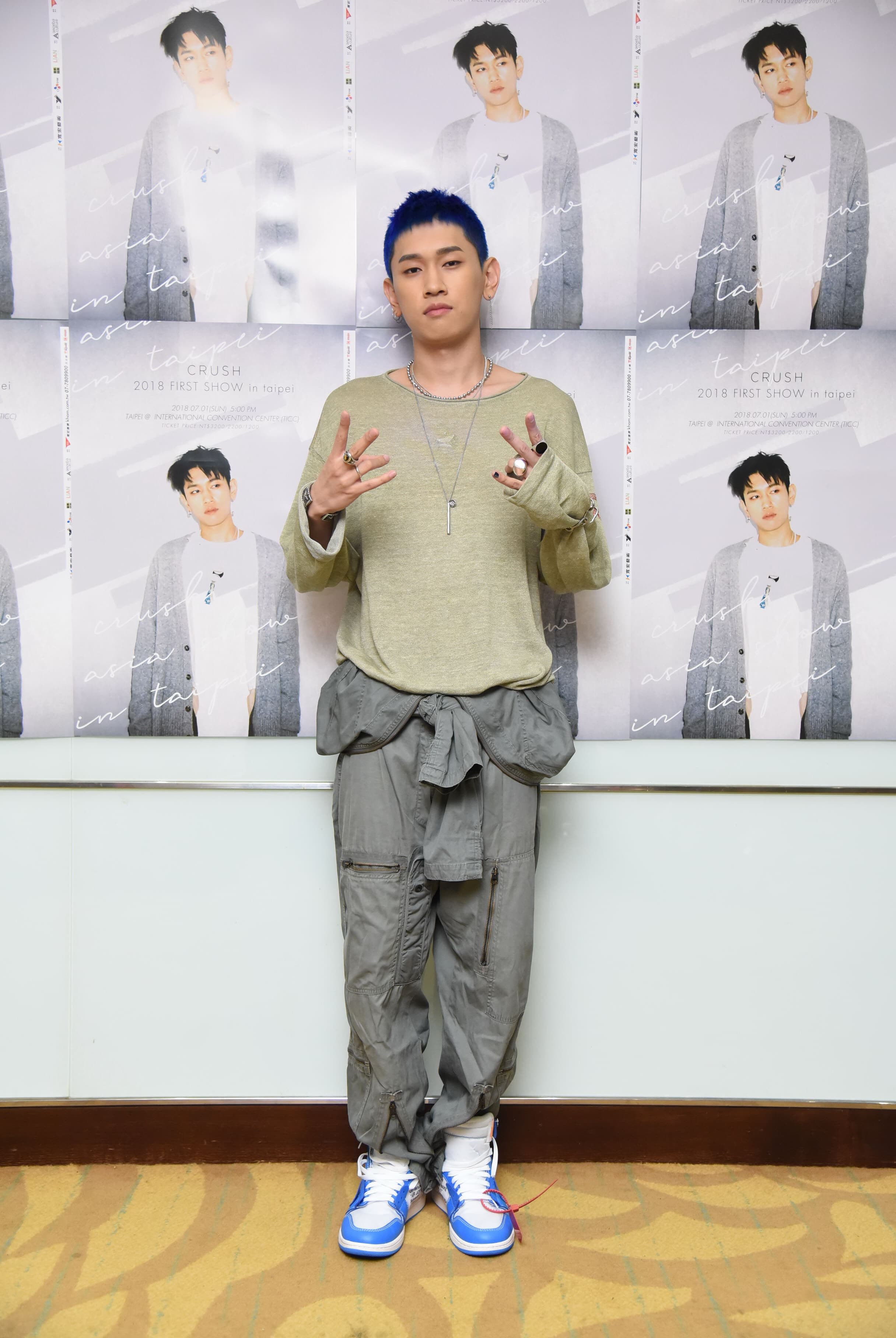 20180701ent01226歲的Crush出道6年，首次來台灣公演。（寬宏藝術提供）
