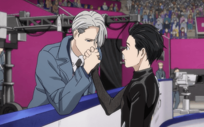 《Yuri!!! on ICE》實際動畫畫面。