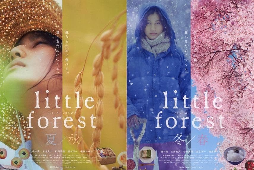 《小森食光》在 2014 年、2015 年上映，橋本愛主演。