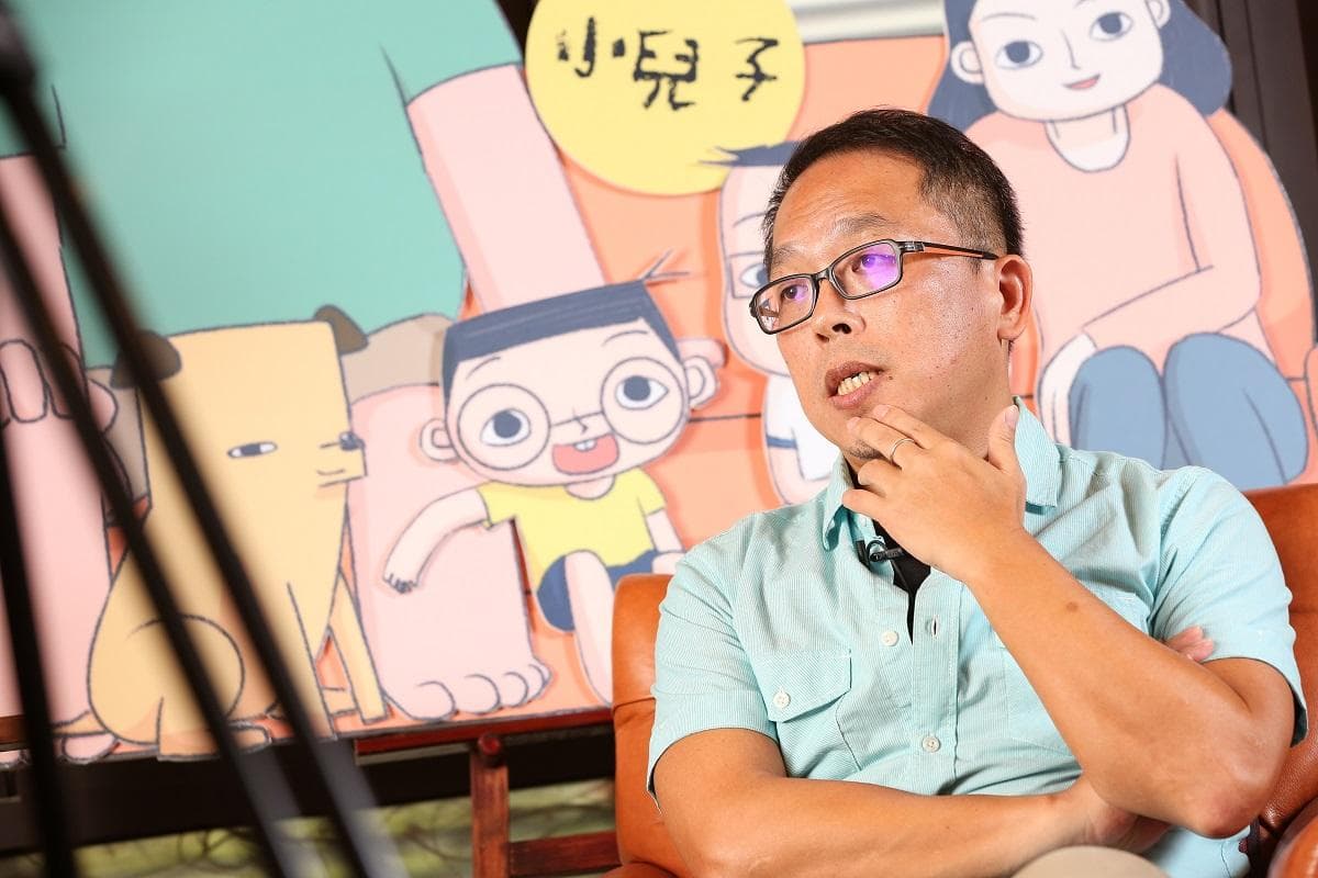 史明輝表示《小兒子》動畫雖然每秒只畫8至12格,但視覺上的影像殘留不至於有停頓感。