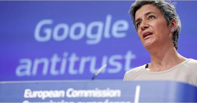 歐盟反壟斷事務專員Margrethe Vestager。(Francois Lenoir | Reuters)