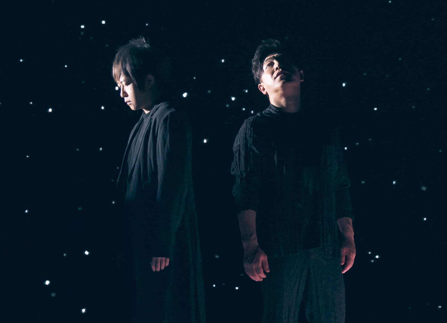  阿信創作的〈當每顆星星〉有兩個版本，除了阿信獨唱版，也有他與黃渤的合唱版。 （相信音樂提供）