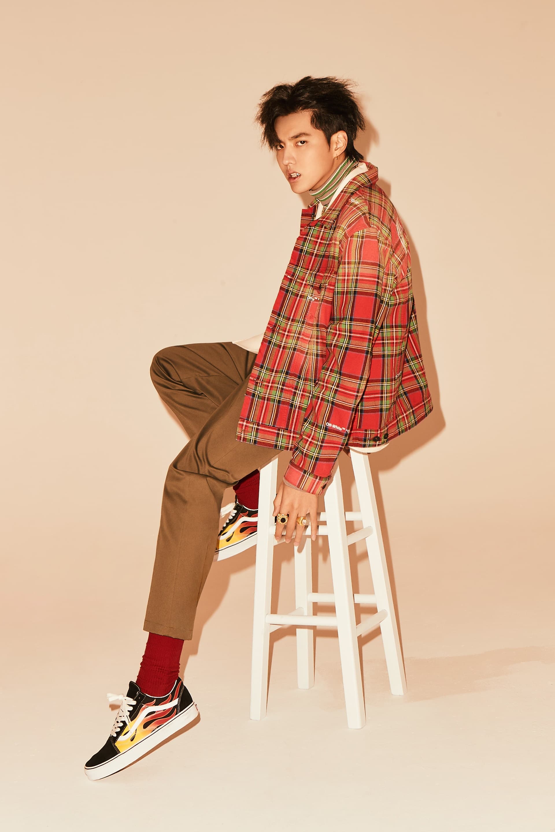 吳亦凡是當紅鮮肉，偶像外型下也有創作實力。（環球提供）