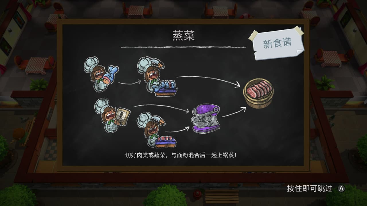 每道料理的做法都不一樣,可別弄錯囉。(圖片來源:遊戲實機截圖)