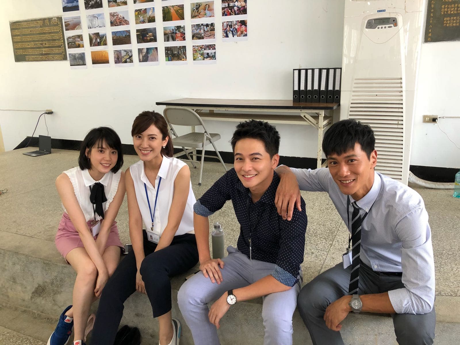 《最佳利益》實習律師陣容曝光，左起為：程予希、陳怡嘉、楊銘威、鍾承翰。（群之噰提供）