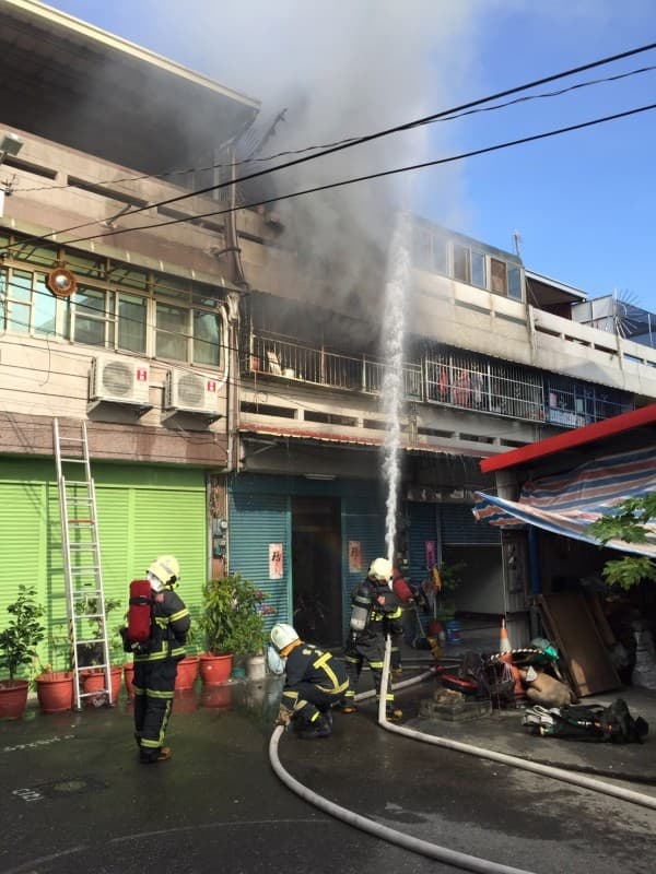 莿桐民宅火警,釀一死兩傷悲劇。(消防局提供)
