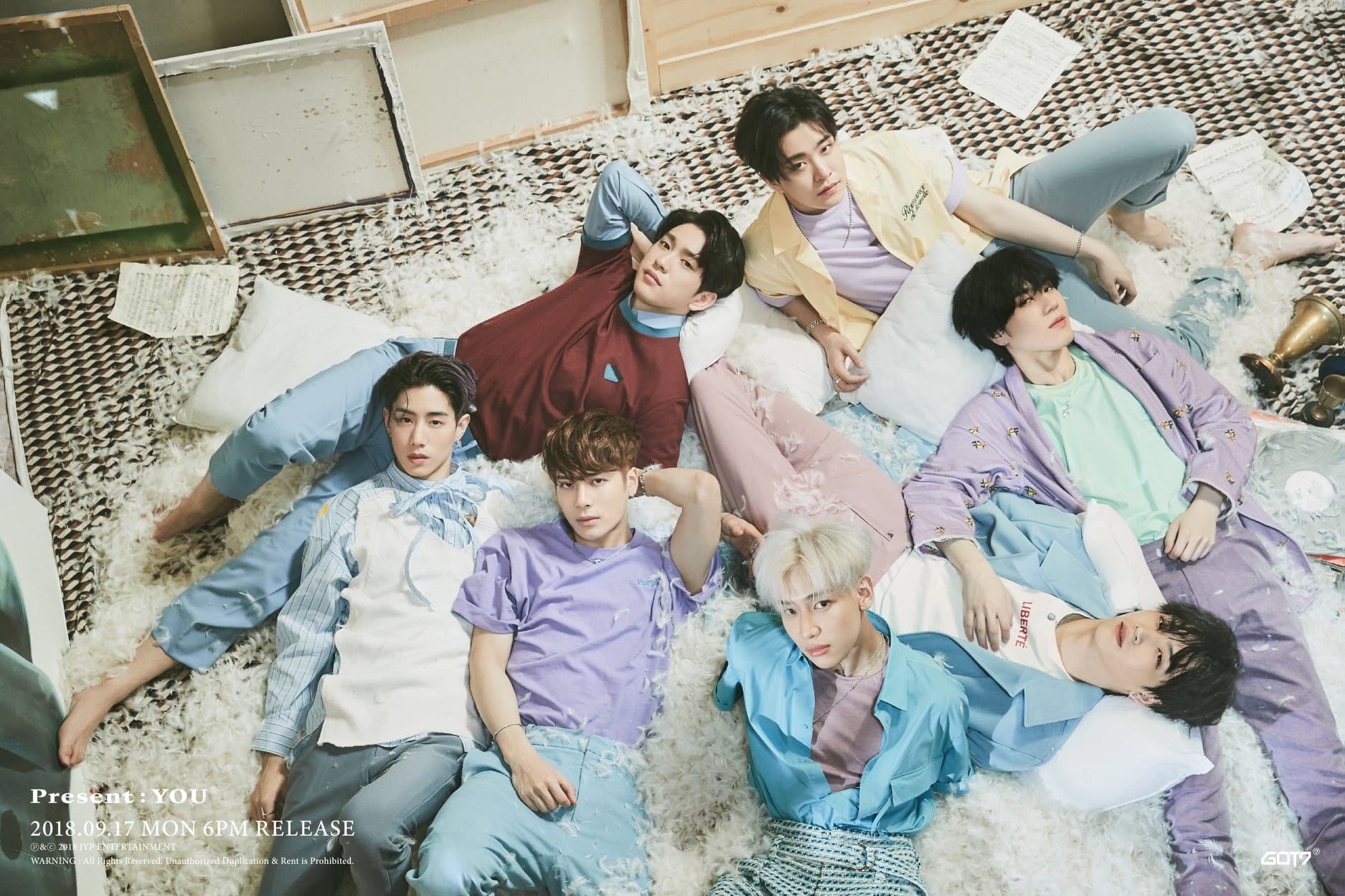 GOT7特別為中國師弟團BOY STORY錄製出道祝賀影片。(翻攝自GOT7臉書)