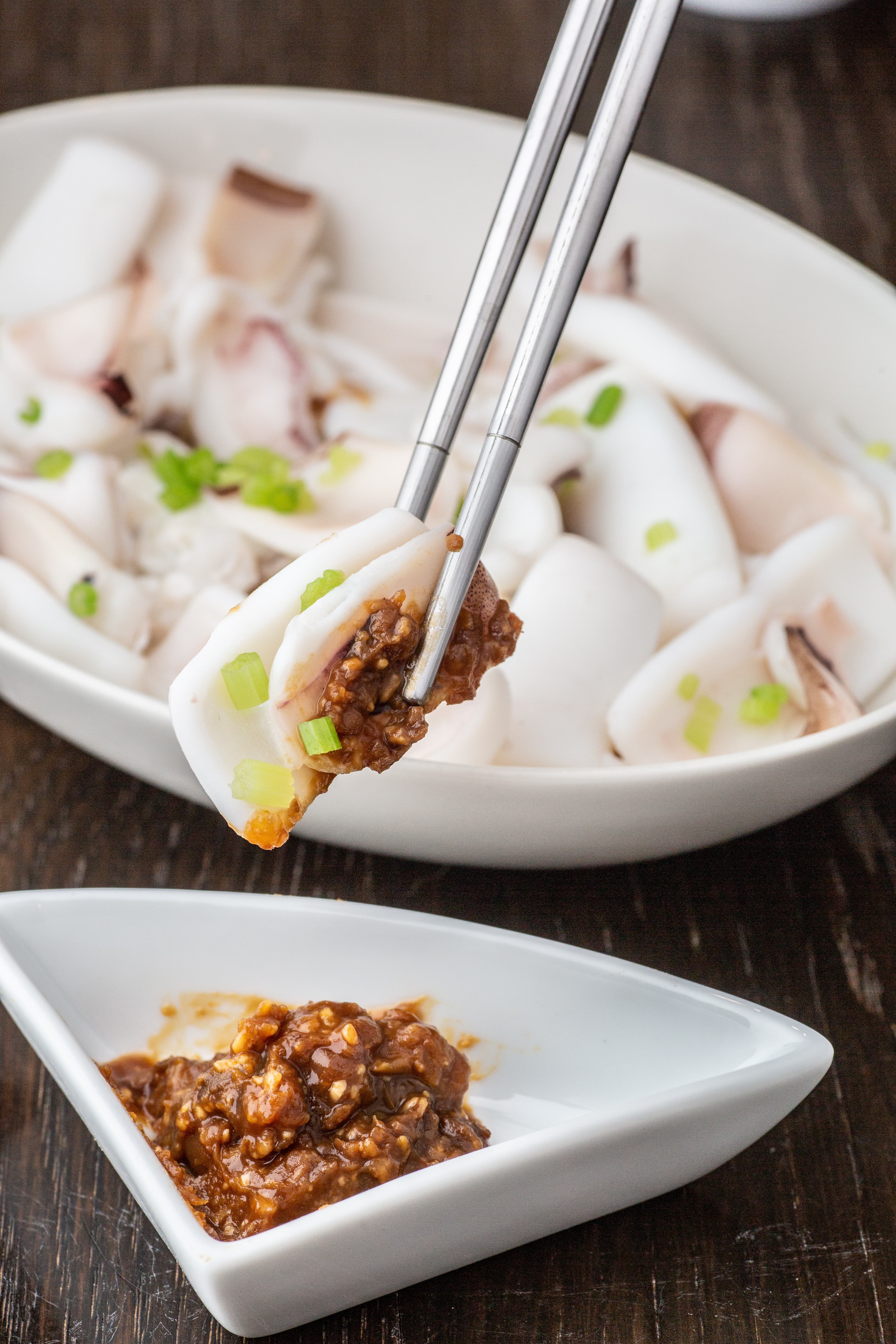 米麴豆腐乳當成蘸醬,是很亞洲氣味的醬料。