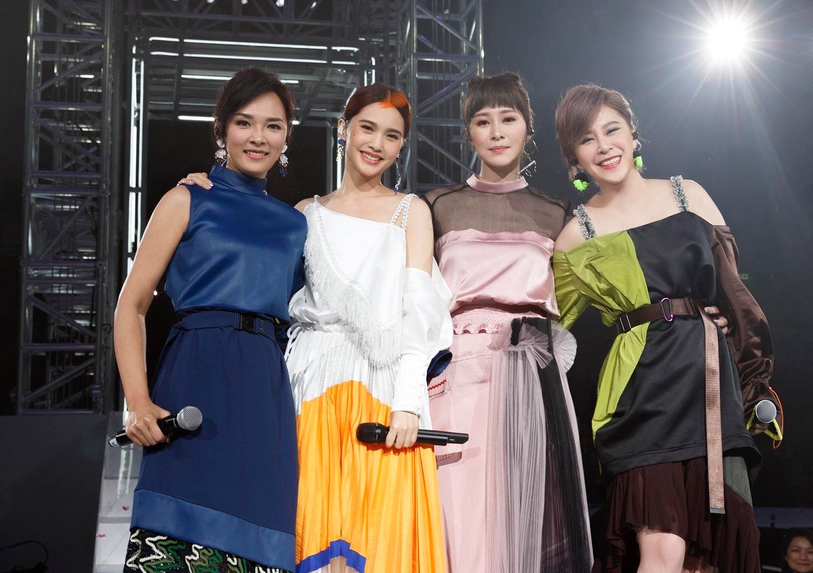 楊丞琳年初的香港演唱會邀來「4 in Love」團員合體,為了順利演出,嚴格限制大家絕對不能懷孕。(太陽娛樂提供)