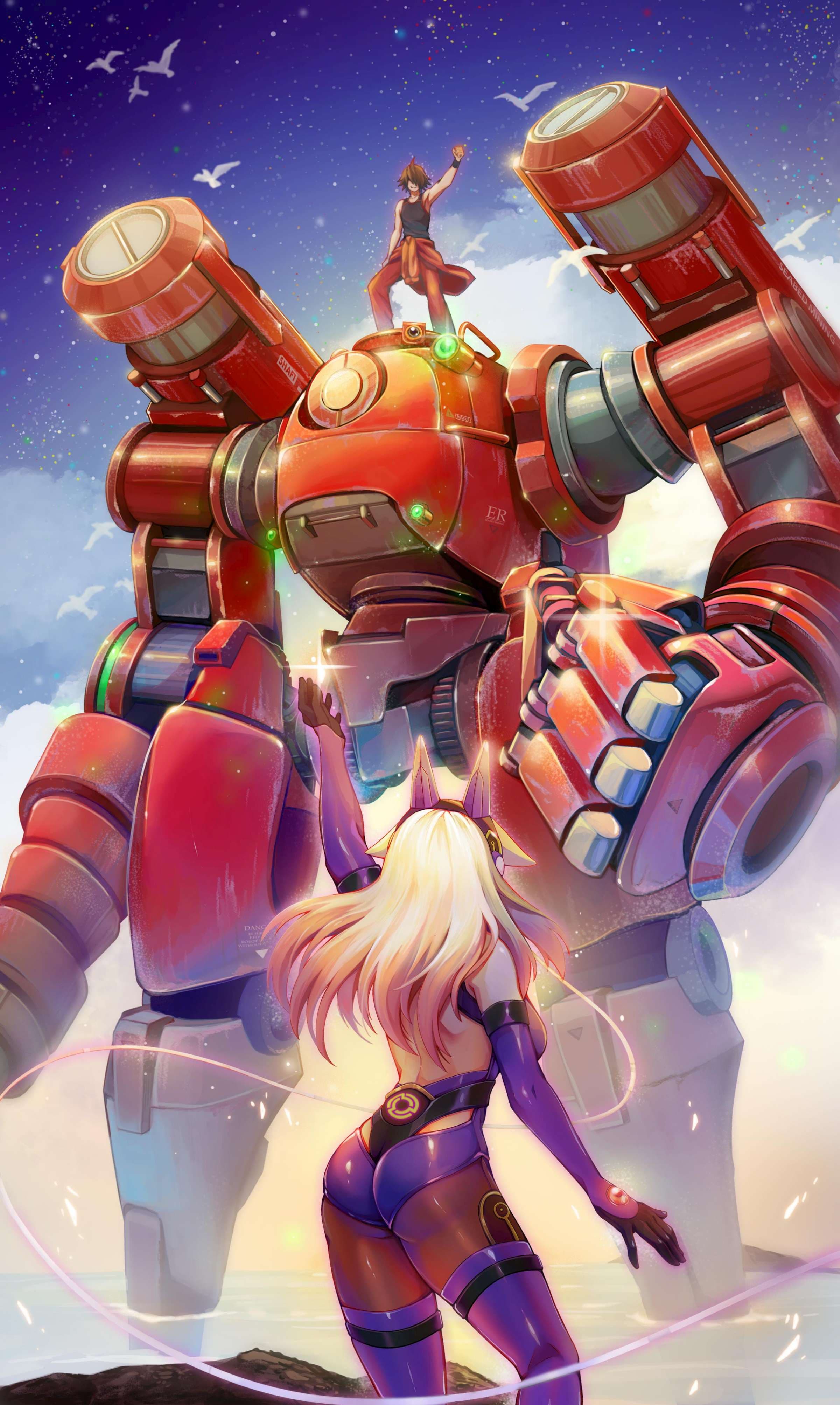 《重甲機神:神降臨》選擇日系畫風賦予台灣精神。(高雄電影節提供)