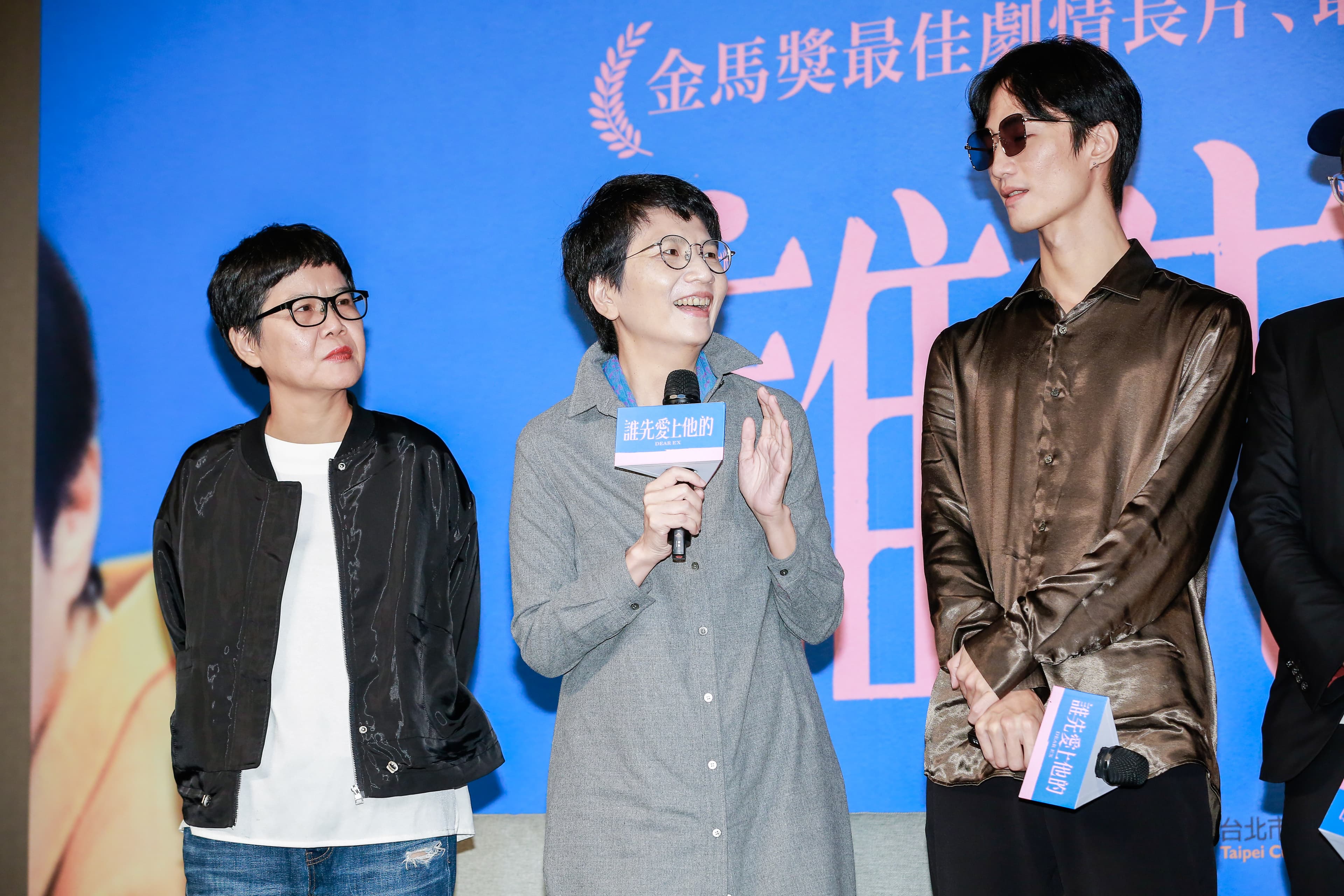 編劇呂蒔媛（左起）、剪接雷震卿、負責配樂與主題曲的李英宏，都入圍了本屆金馬獎。 
