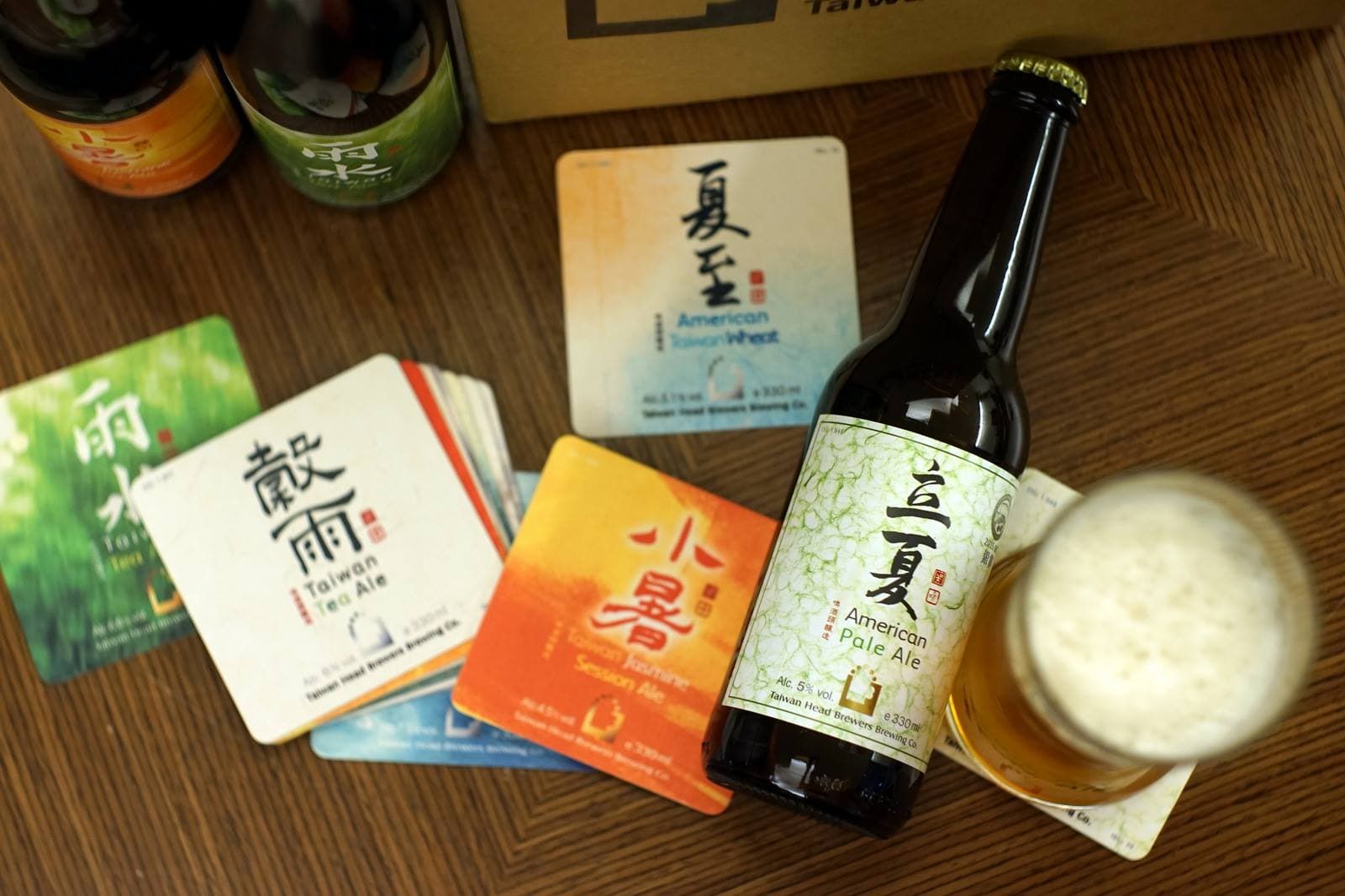 啤酒頭從酒標設計到酒款發想，毫不掩飾濃濃台味。（啤酒頭釀造提供）