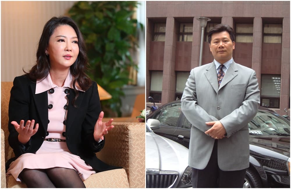 王瑞瑜與李宗昌(右,取自東方IC)有一對雙胞胎女兒,但婚姻路也不順遂。