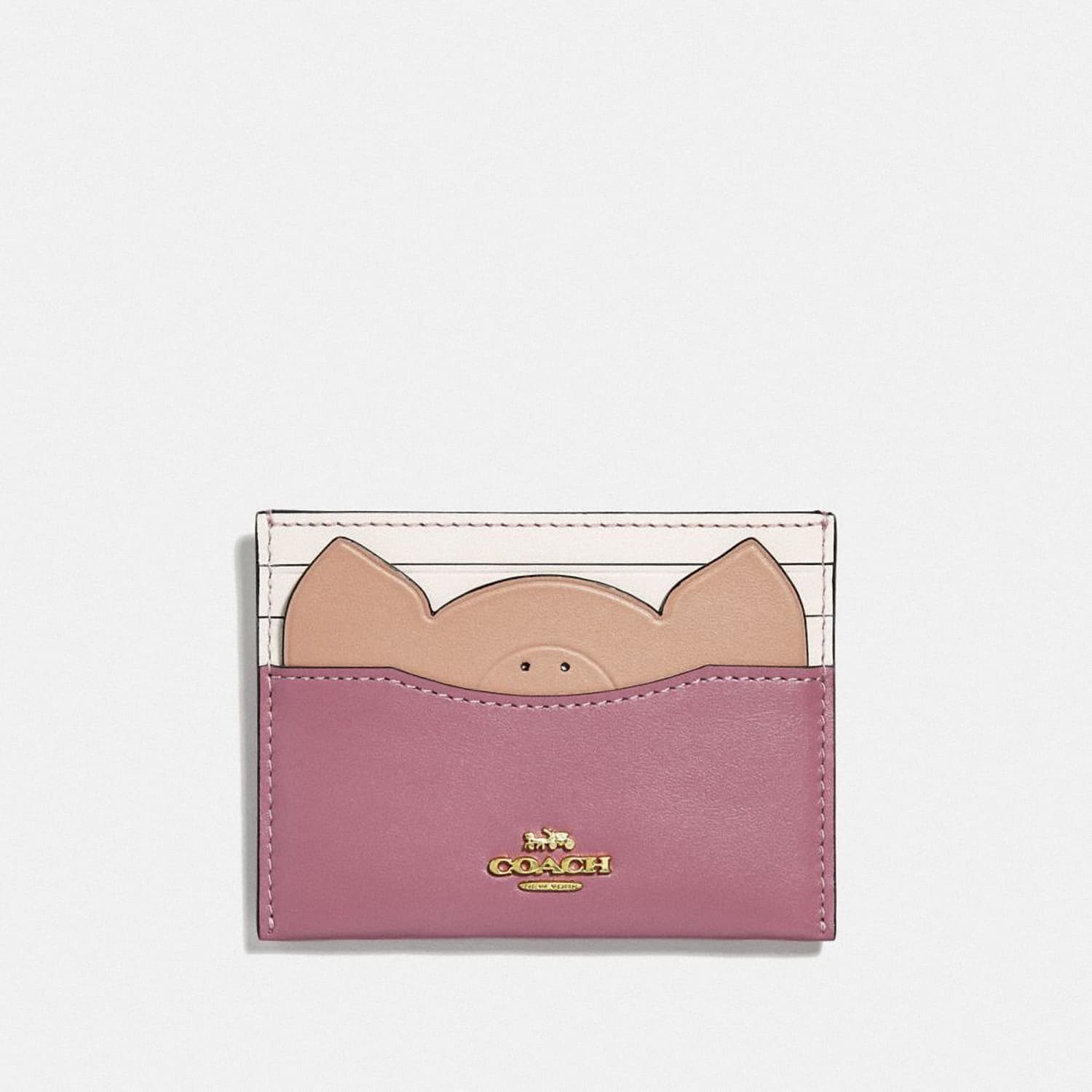 小豬名片夾。NT$3,900〈COACH提供〉