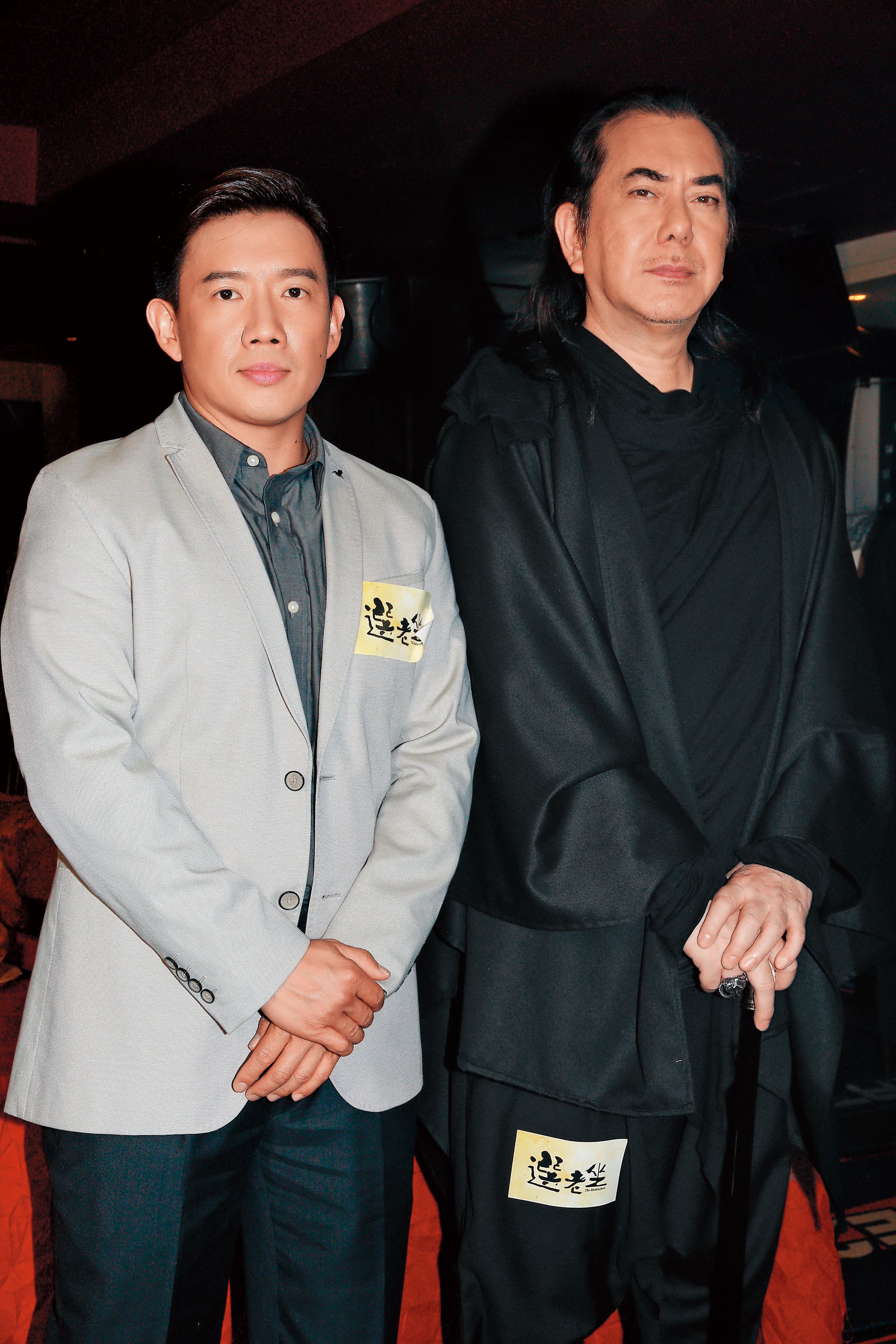杜汶澤(左)和黃秋生(右)2013年因為對電影《低俗喜劇》觀感不同而隔空互罵,關係降到冰點。(東方IC)