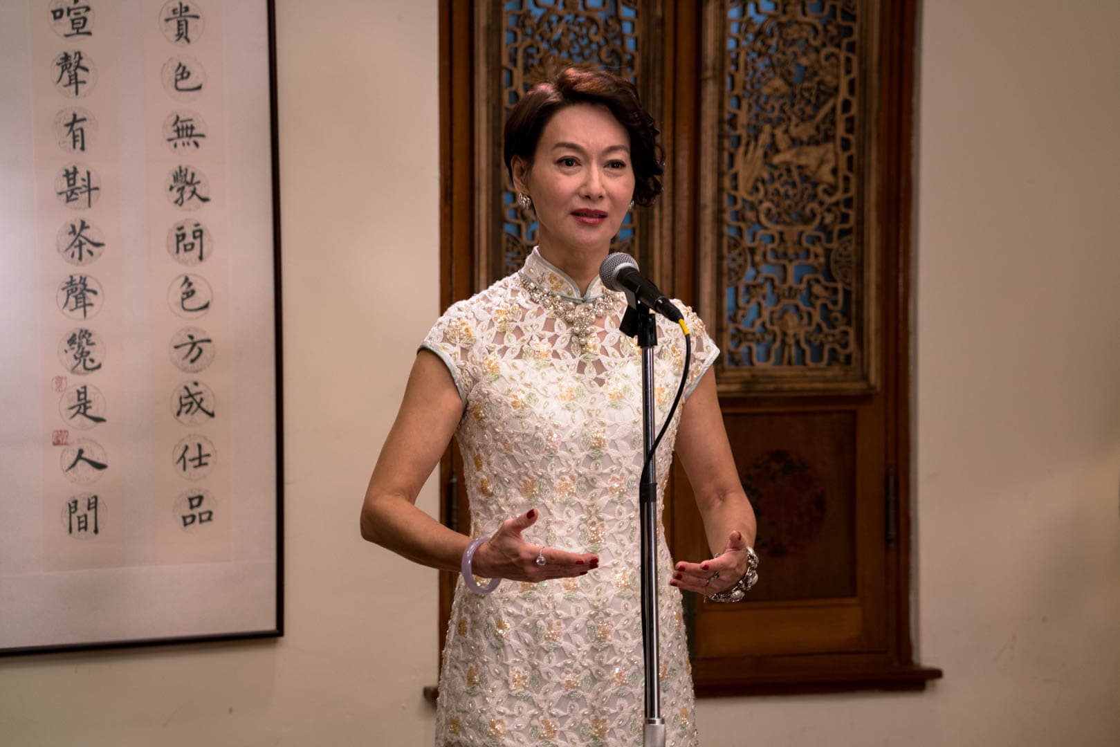 惠英紅在《翠絲》飾演反同志、內心有道德潔癖的中年婦女,她詮釋出了一位很家常的嘮叨婆媽。(金馬執委會提供)