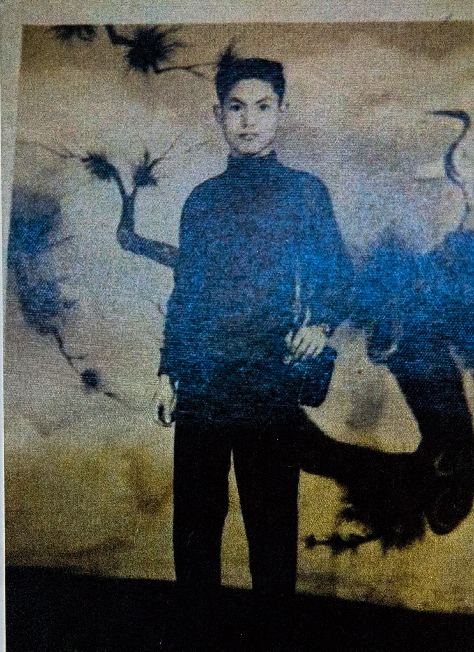 1964年,15歲的陳杏春至西門町「藍白時裝店」拜師學藝。(陳杏春提供)