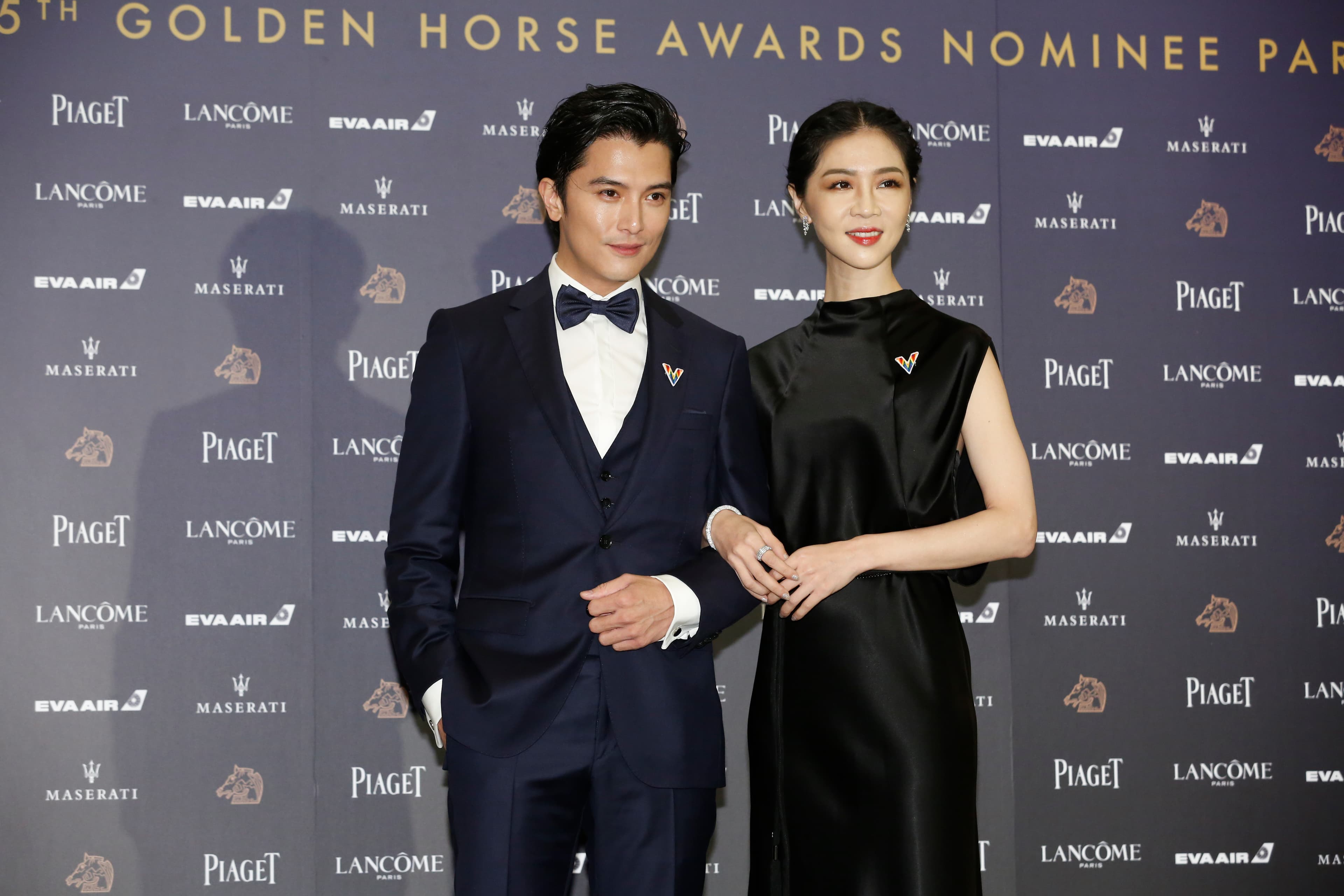 台灣準影帝影后代表邱澤、謝盈萱。