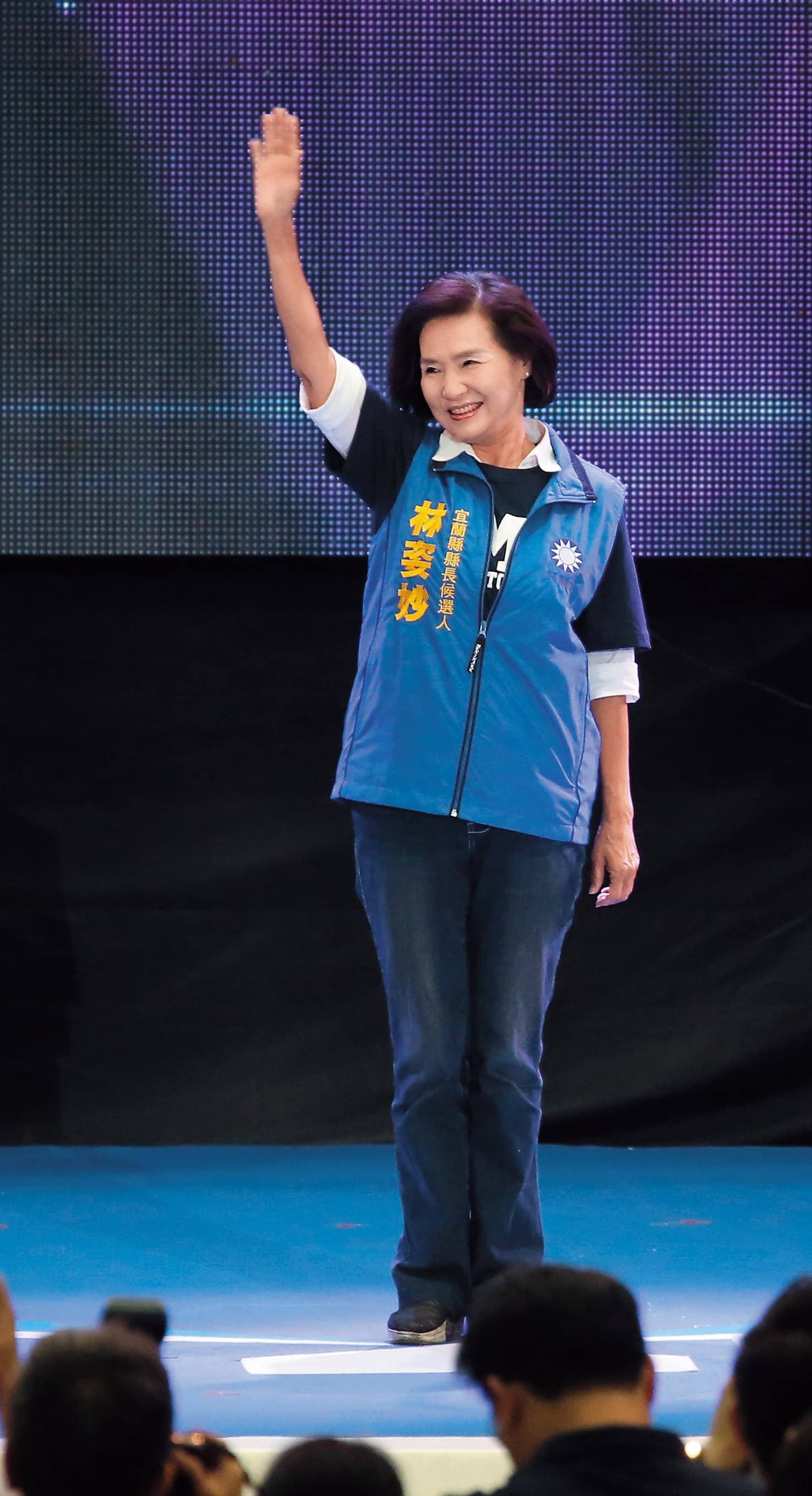 林姿妙參選以來一路領先,選戰也一直採守勢。