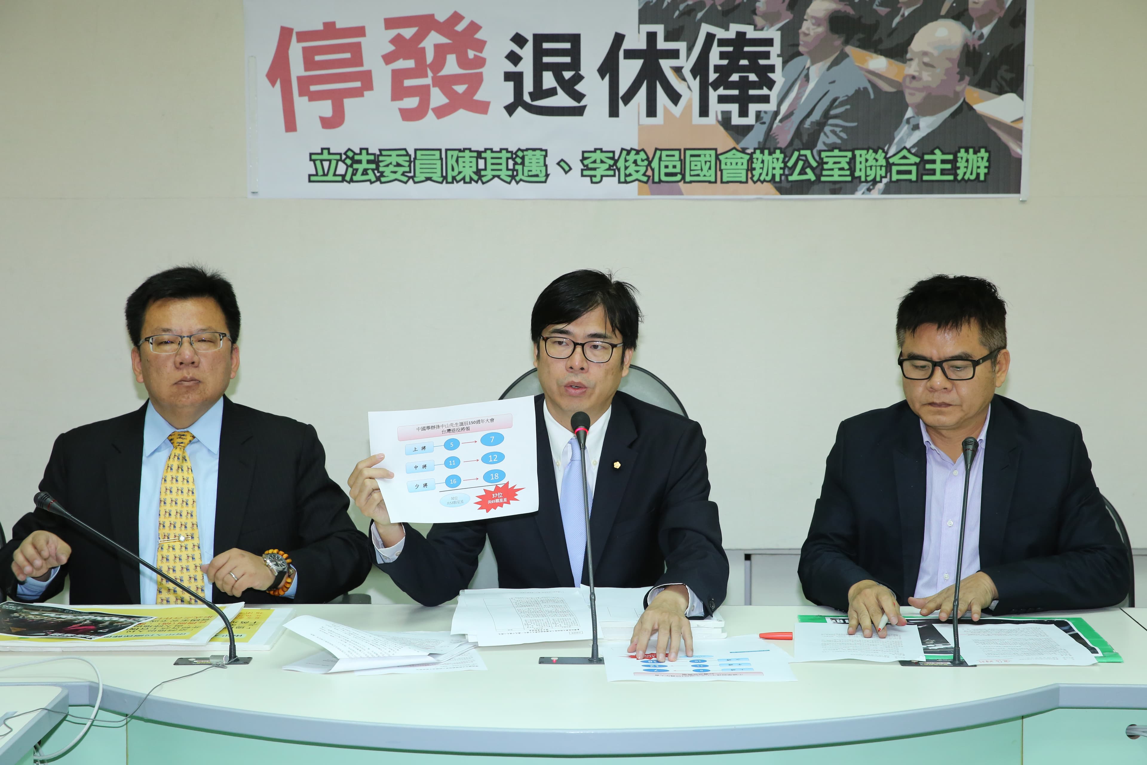為了參選高雄市長,陳其邁(中)辭去立委職務,最終仍落敗。他曾任5屆立法委員,質詢犀利。