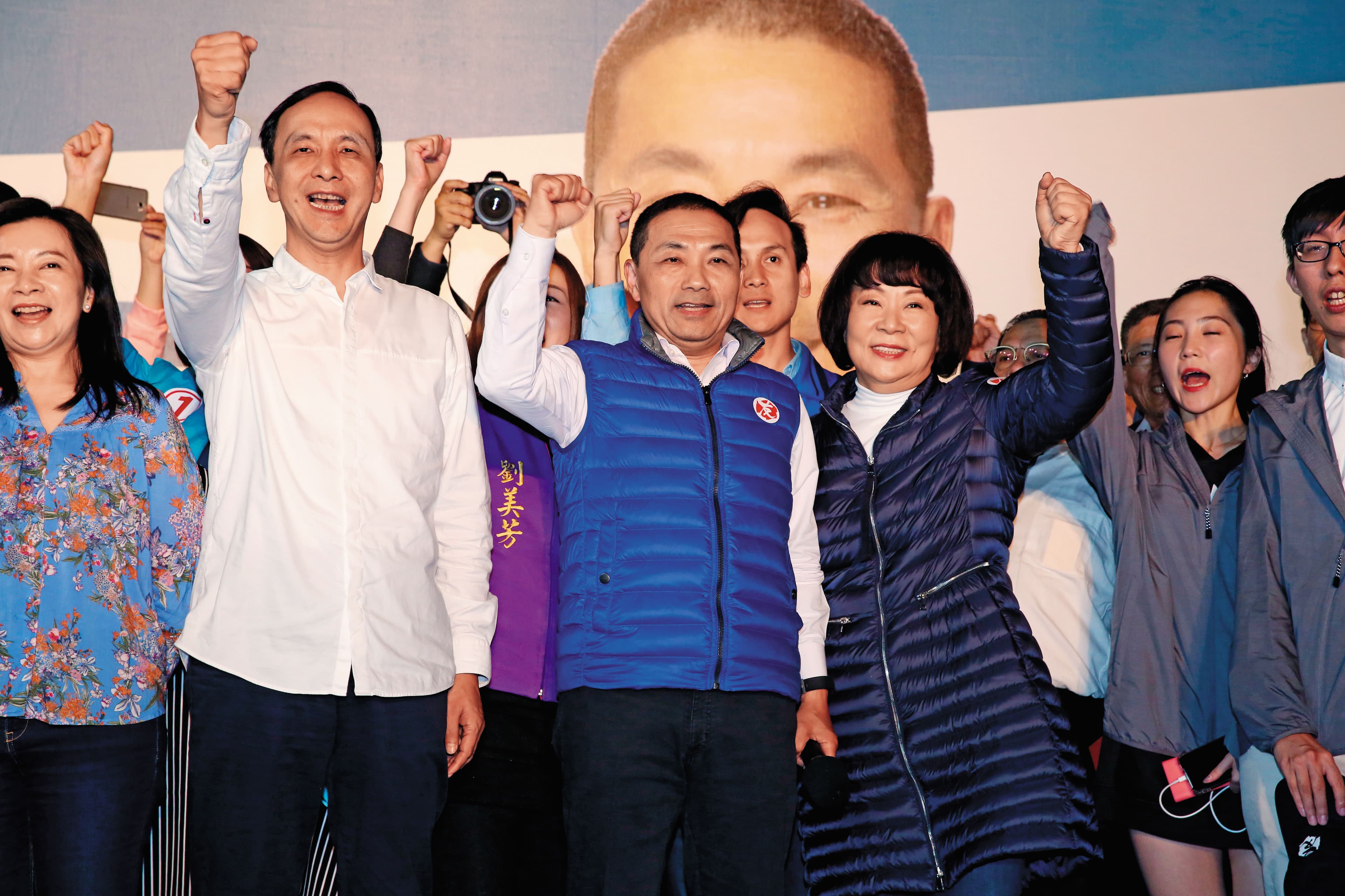 「鐵漢」侯友宜一路領先，即使選戰採保守策略仍取勝。