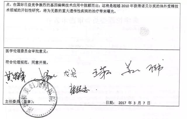 團隊的倫理審查書