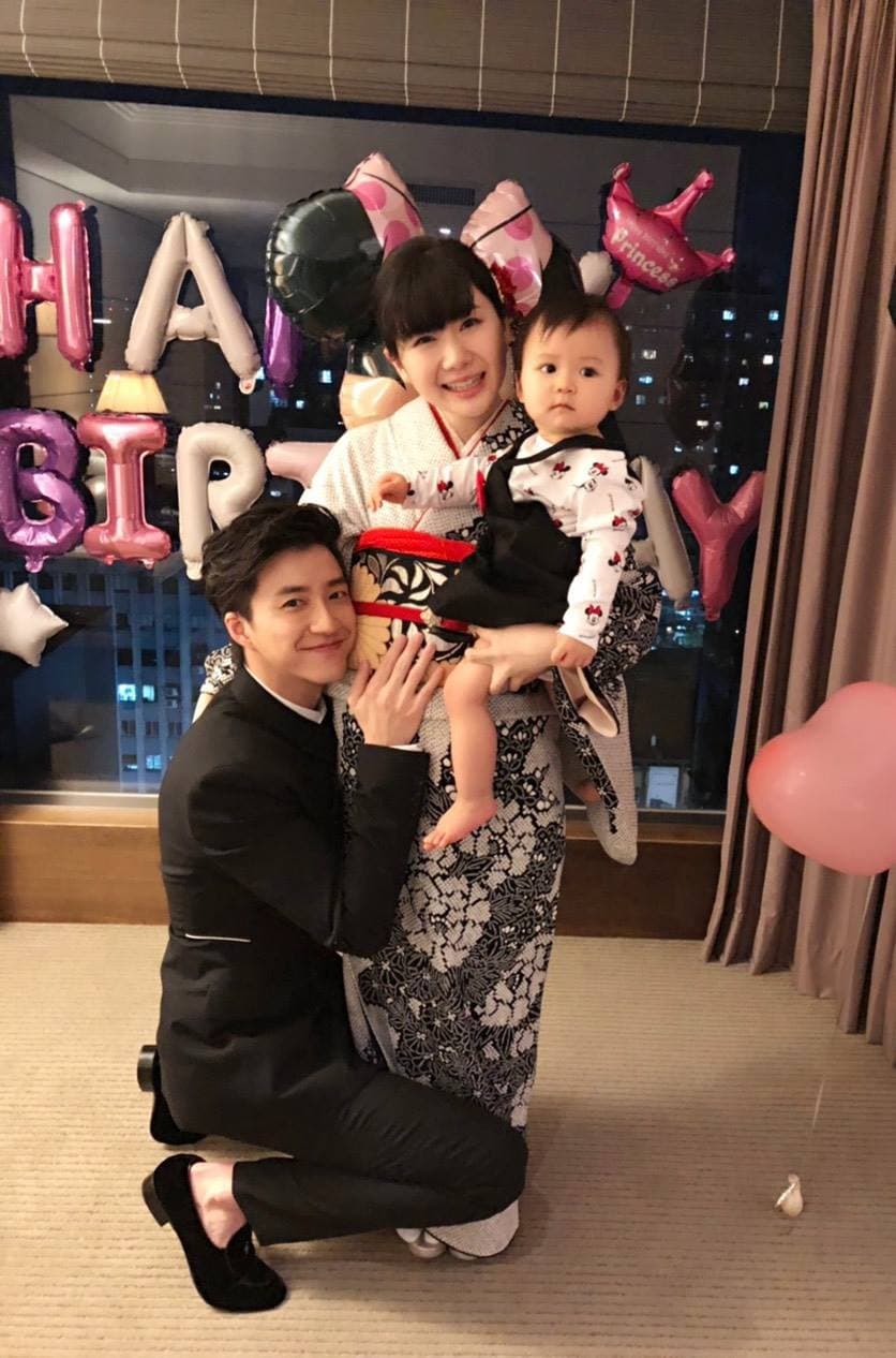 江宏傑與福原愛去年10月生下女兒Aila醬，如今二寶也已經6個月了。（翻攝自江宏傑臉書）