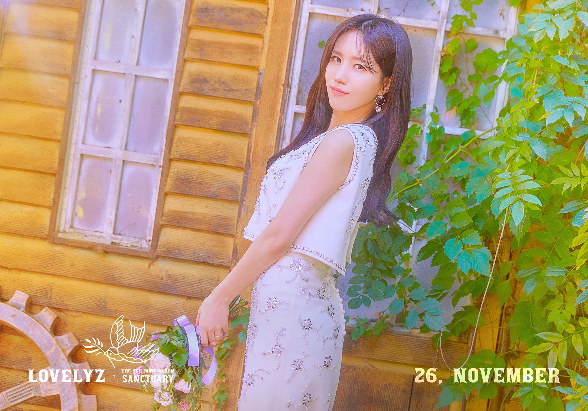 Lovelyz成員Jin一度宣布暫停活動,網傳因為發生車禍入院治療所致。(翻攝自Lovelyz FB)
